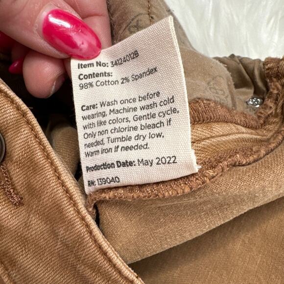 Good Hart Matilda Jane Womens Sandstone Jeans Size 12 Tan Neutral Denim Straight - Picture 8 of 11